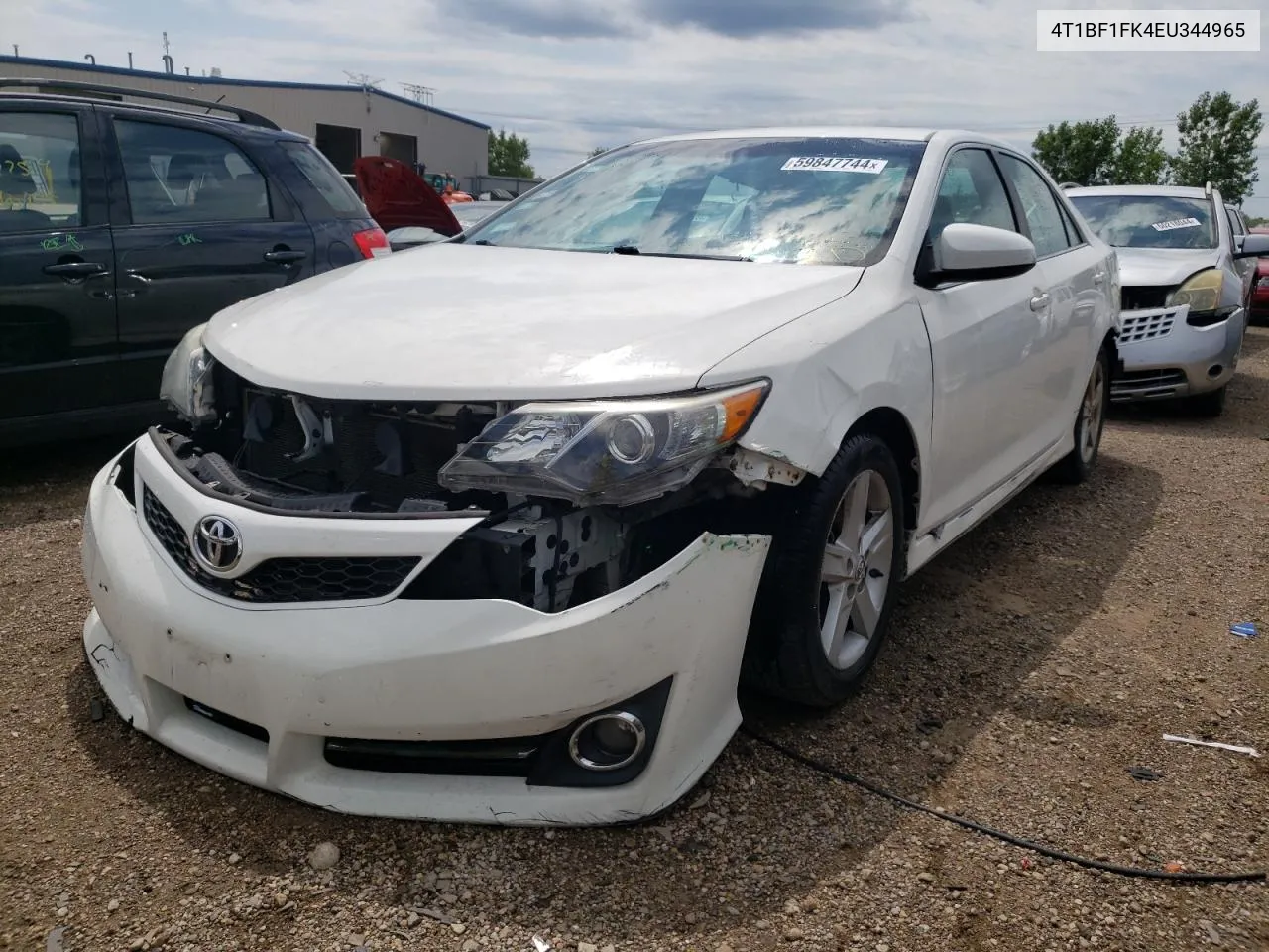 2014 Toyota Camry L VIN: 4T1BF1FK4EU344965 Lot: 59847744