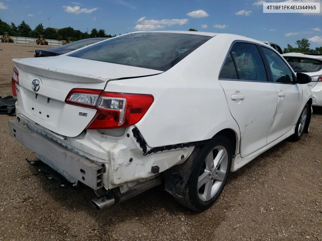 2014 Toyota Camry L VIN: 4T1BF1FK4EU344965 Lot: 59847744