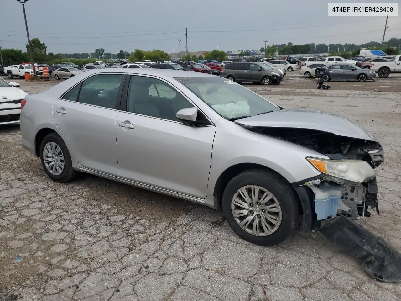 2014 Toyota Camry L VIN: 4T4BF1FK1ER428408 Lot: 61924914