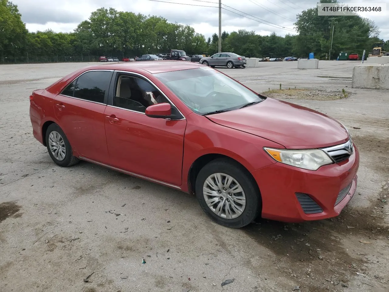 2014 Toyota Camry L VIN: 4T4BF1FK0ER363468 Lot: 62486574