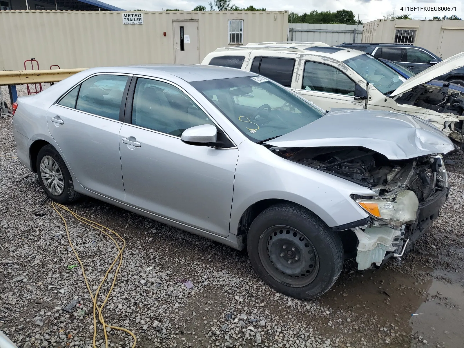 2014 Toyota Camry L VIN: 4T1BF1FK0EU800671 Lot: 62518224