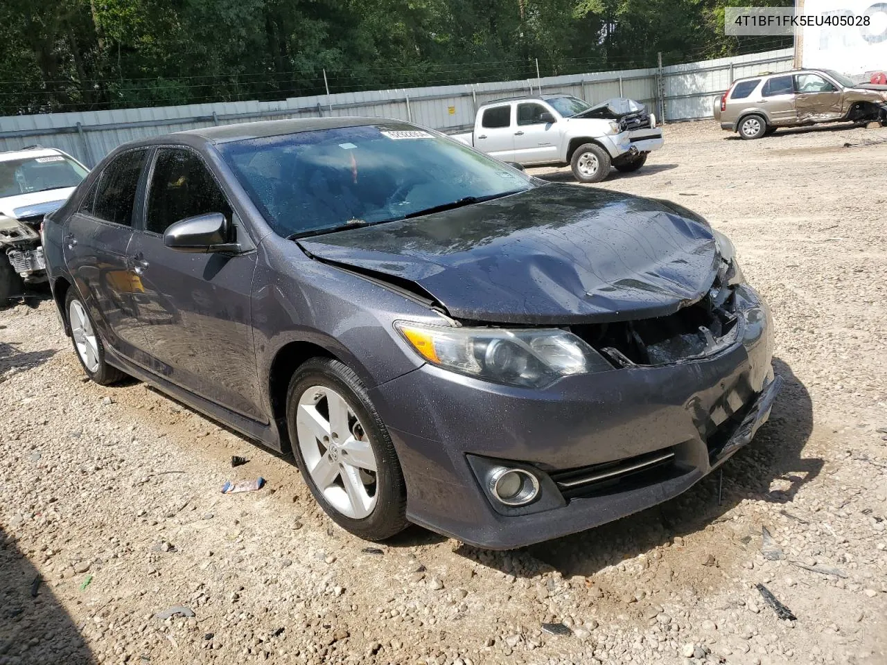 2014 Toyota Camry L VIN: 4T1BF1FK5EU405028 Lot: 62922954