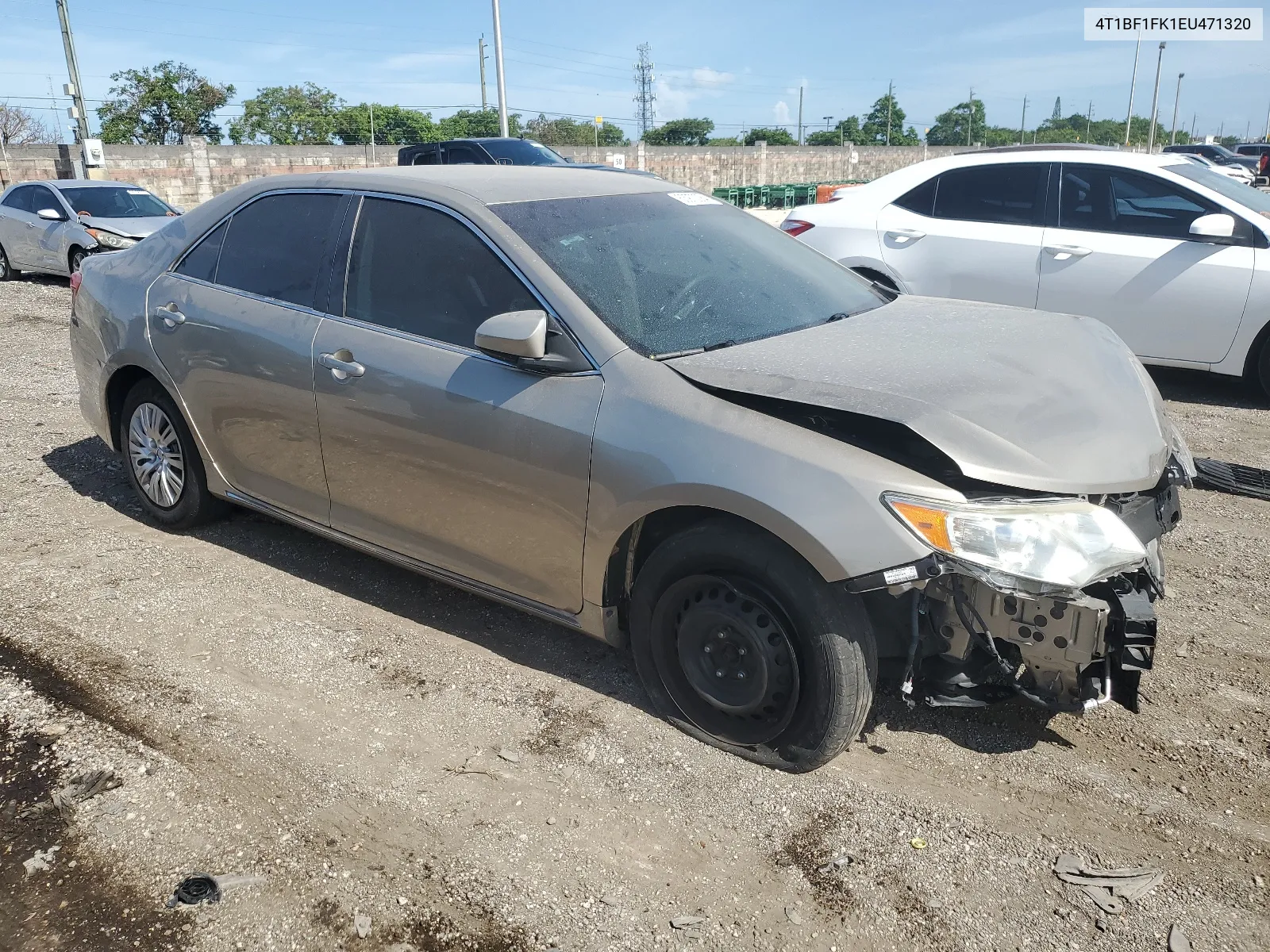 2014 Toyota Camry L VIN: 4T1BF1FK1EU471320 Lot: 63972284