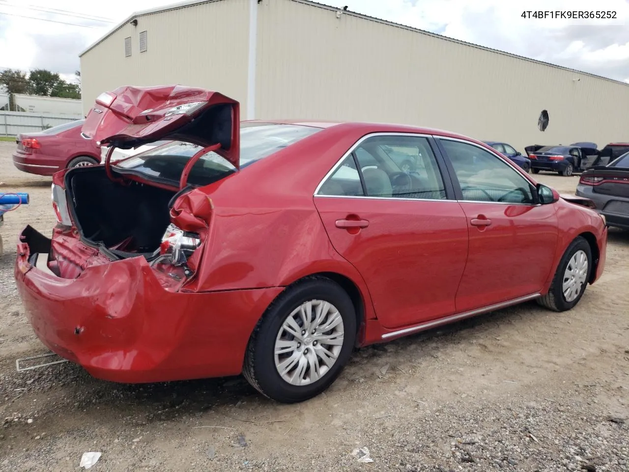 2014 Toyota Camry L VIN: 4T4BF1FK9ER365252 Lot: 64019844