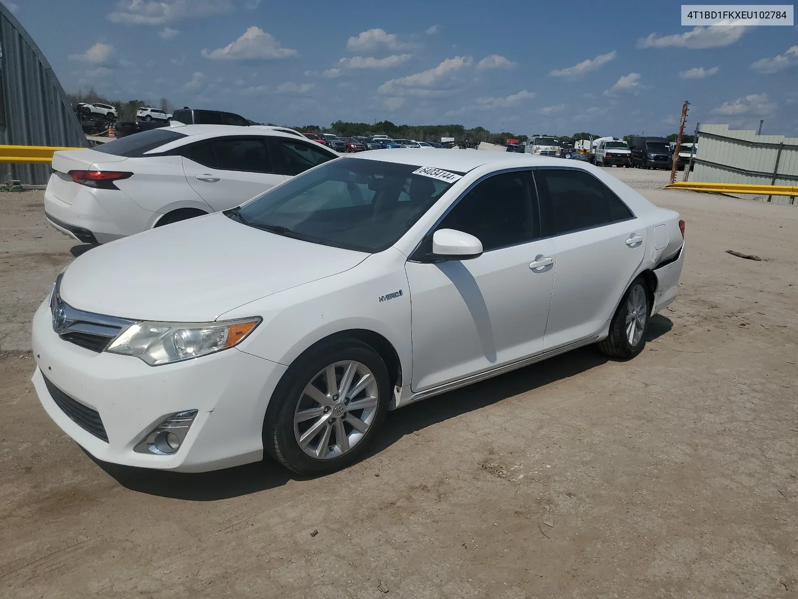 2014 Toyota Camry Hybrid VIN: 4T1BD1FKXEU102784 Lot: 64034144