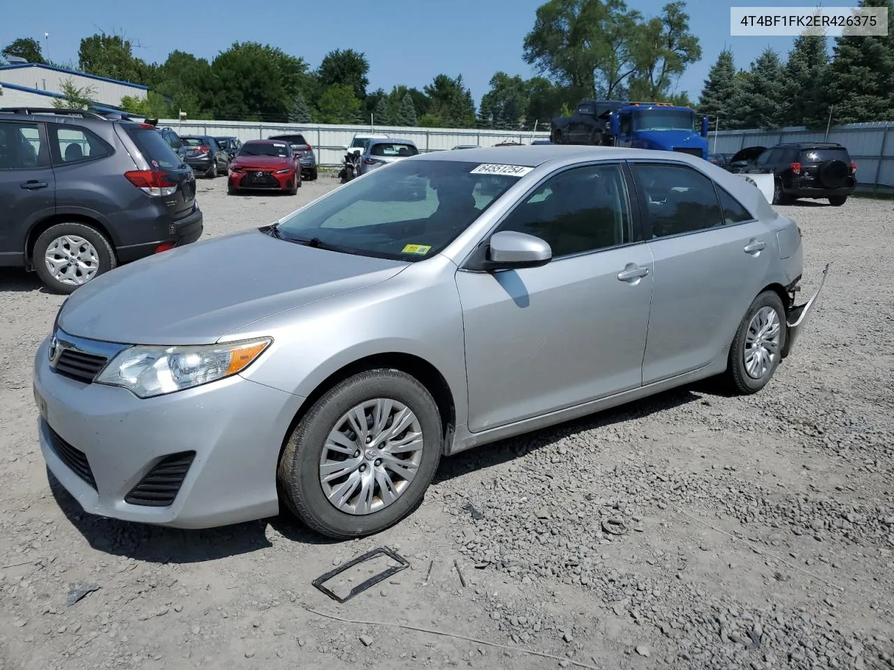 2014 Toyota Camry L VIN: 4T4BF1FK2ER426375 Lot: 64551254