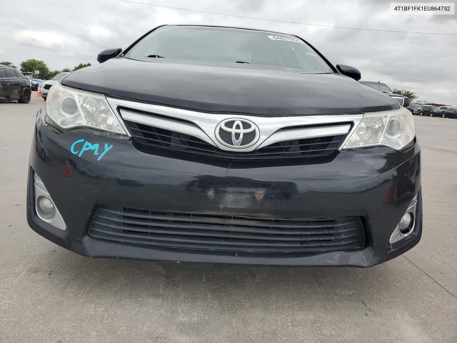 2014 Toyota Camry L VIN: 4T1BF1FK1EU864752 Lot: 64837254