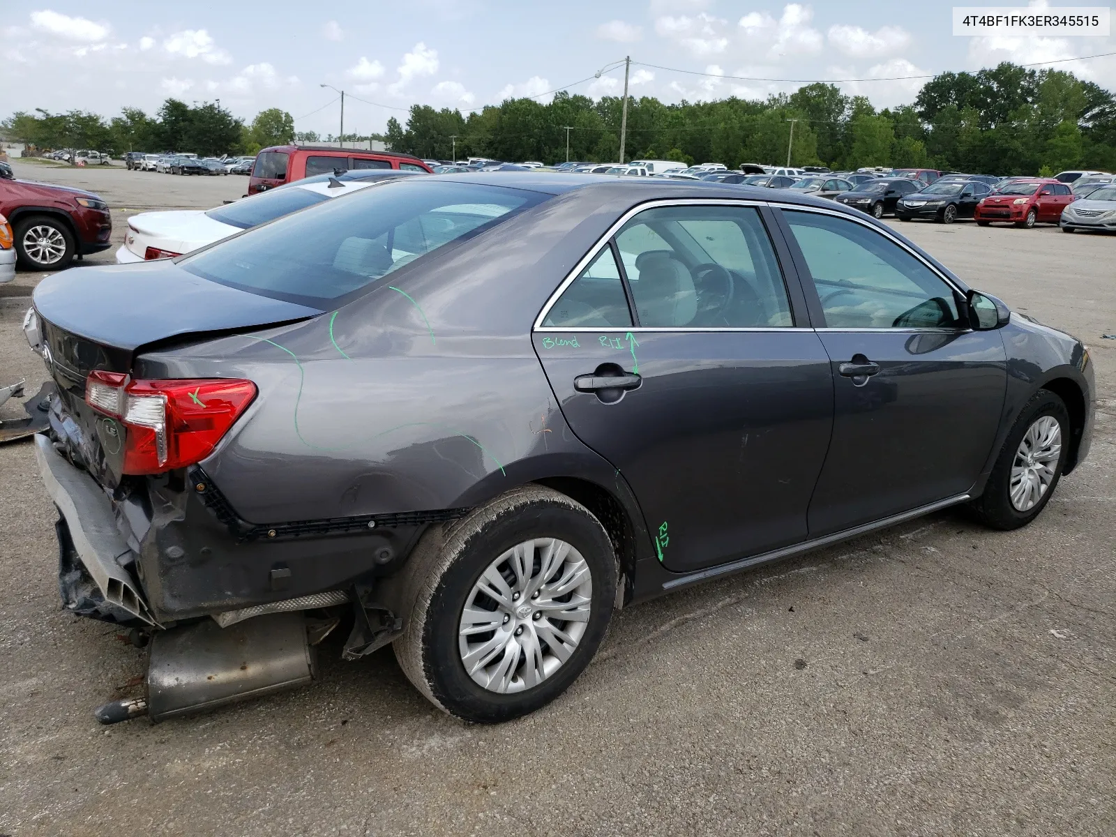 2014 Toyota Camry L VIN: 4T4BF1FK3ER345515 Lot: 65398234