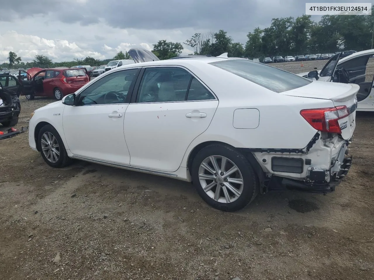 2014 Toyota Camry Hybrid VIN: 4T1BD1FK3EU124514 Lot: 65673614