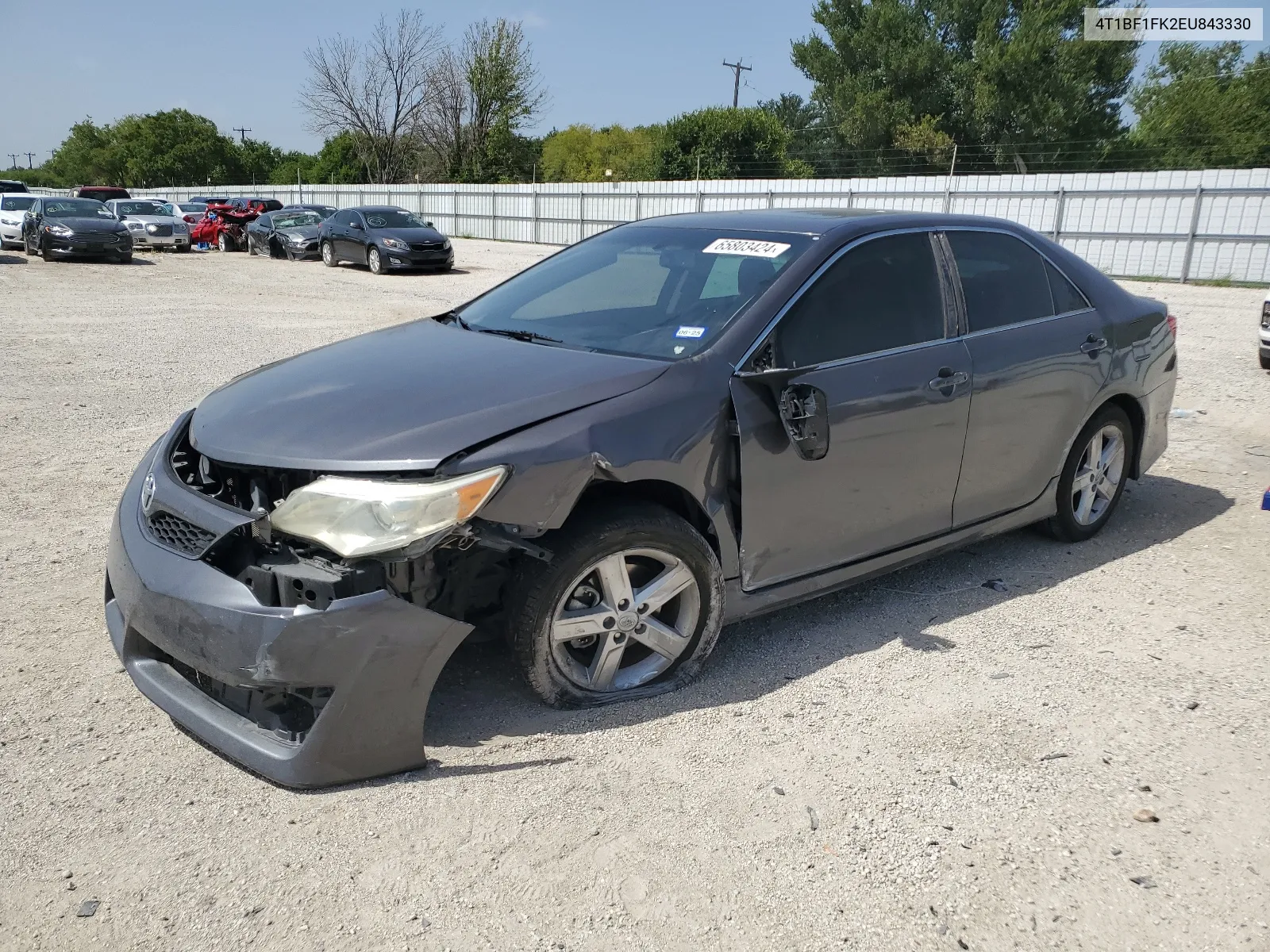 2014 Toyota Camry L VIN: 4T1BF1FK2EU843330 Lot: 65803424