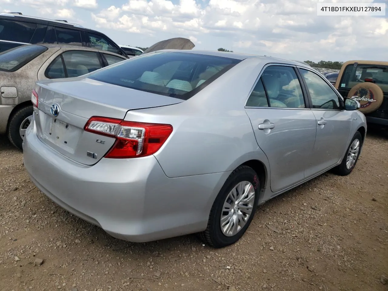 2014 Toyota Camry Hybrid VIN: 4T1BD1FKXEU127894 Lot: 66284614