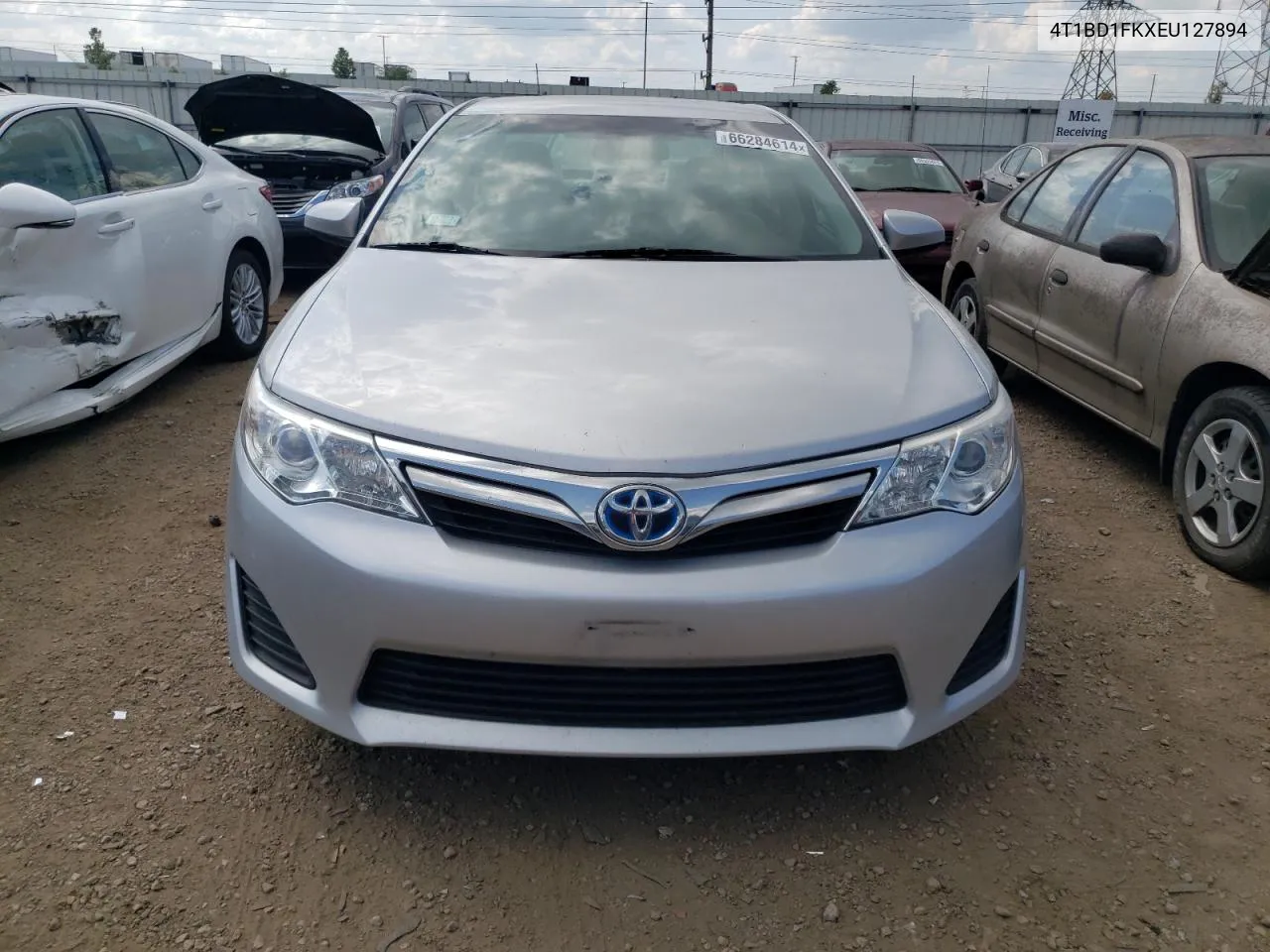 2014 Toyota Camry Hybrid VIN: 4T1BD1FKXEU127894 Lot: 66284614