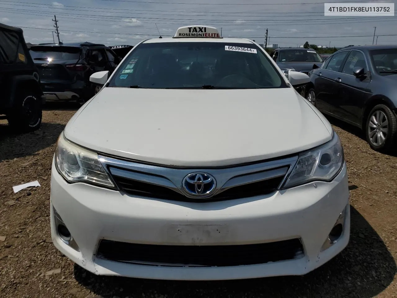 2014 Toyota Camry Hybrid VIN: 4T1BD1FK8EU113752 Lot: 66393644