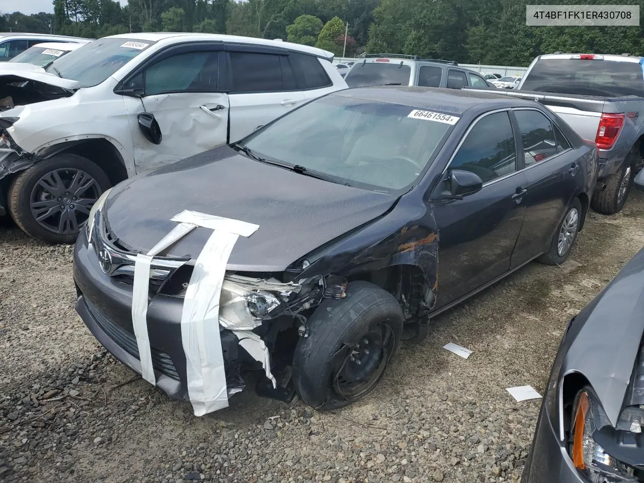 2014 Toyota Camry L VIN: 4T4BF1FK1ER430708 Lot: 66461554