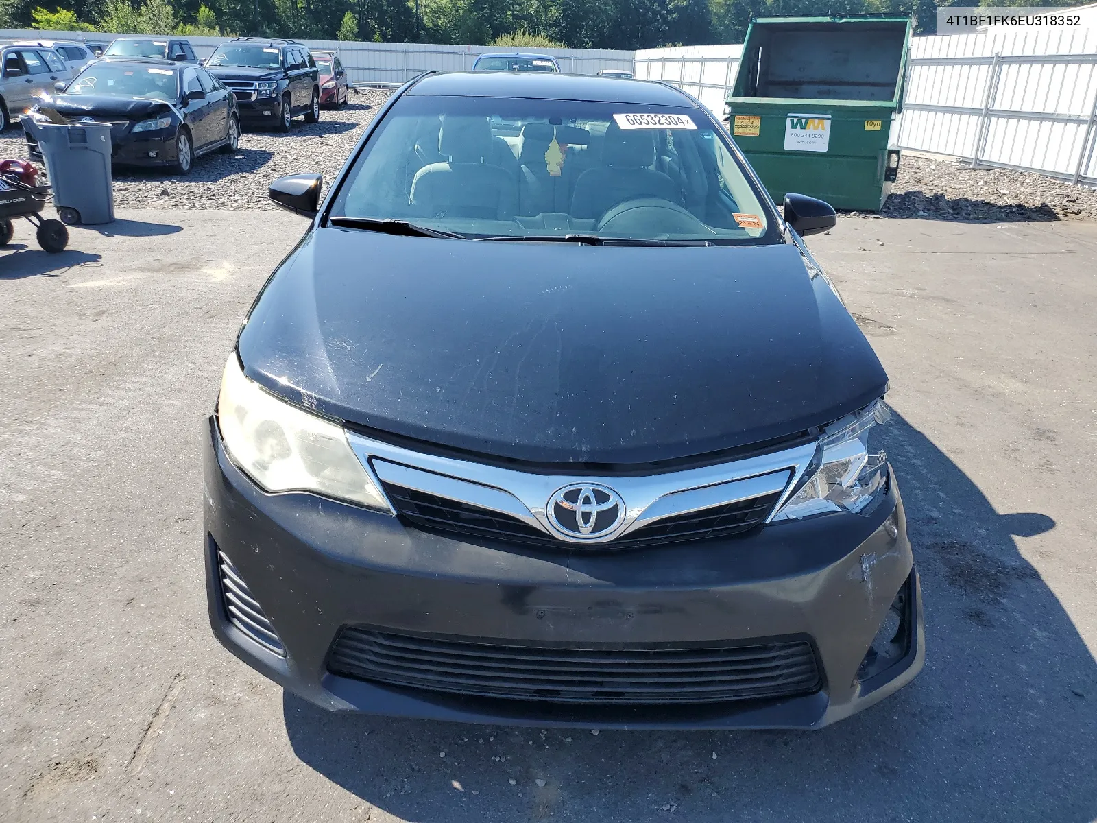 2014 Toyota Camry L VIN: 4T1BF1FK6EU318352 Lot: 66532304