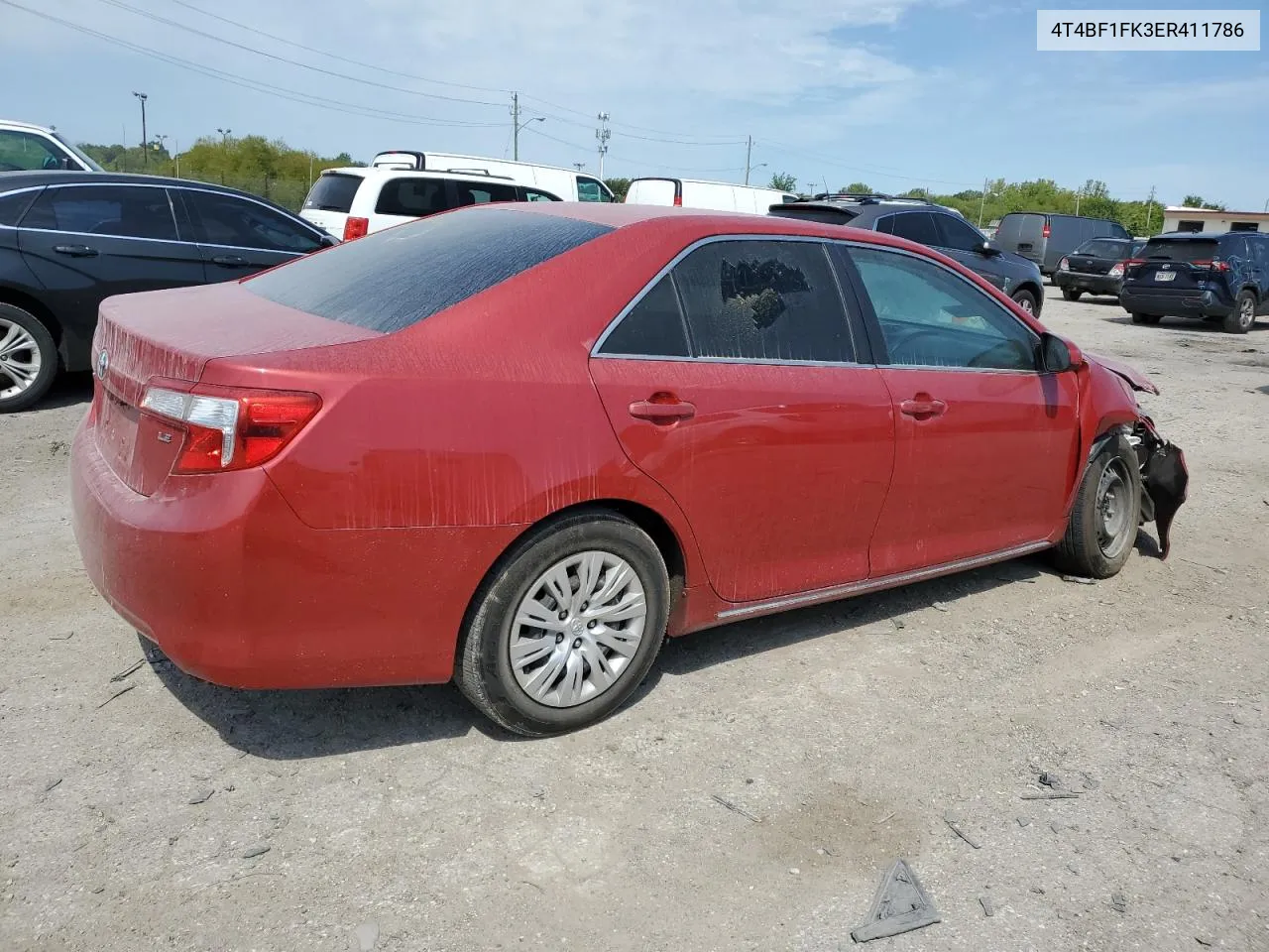 2014 Toyota Camry L VIN: 4T4BF1FK3ER411786 Lot: 66839814