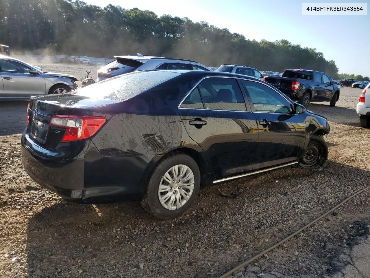 2014 Toyota Camry L VIN: 4T4BF1FK3ER343554 Lot: 67057184