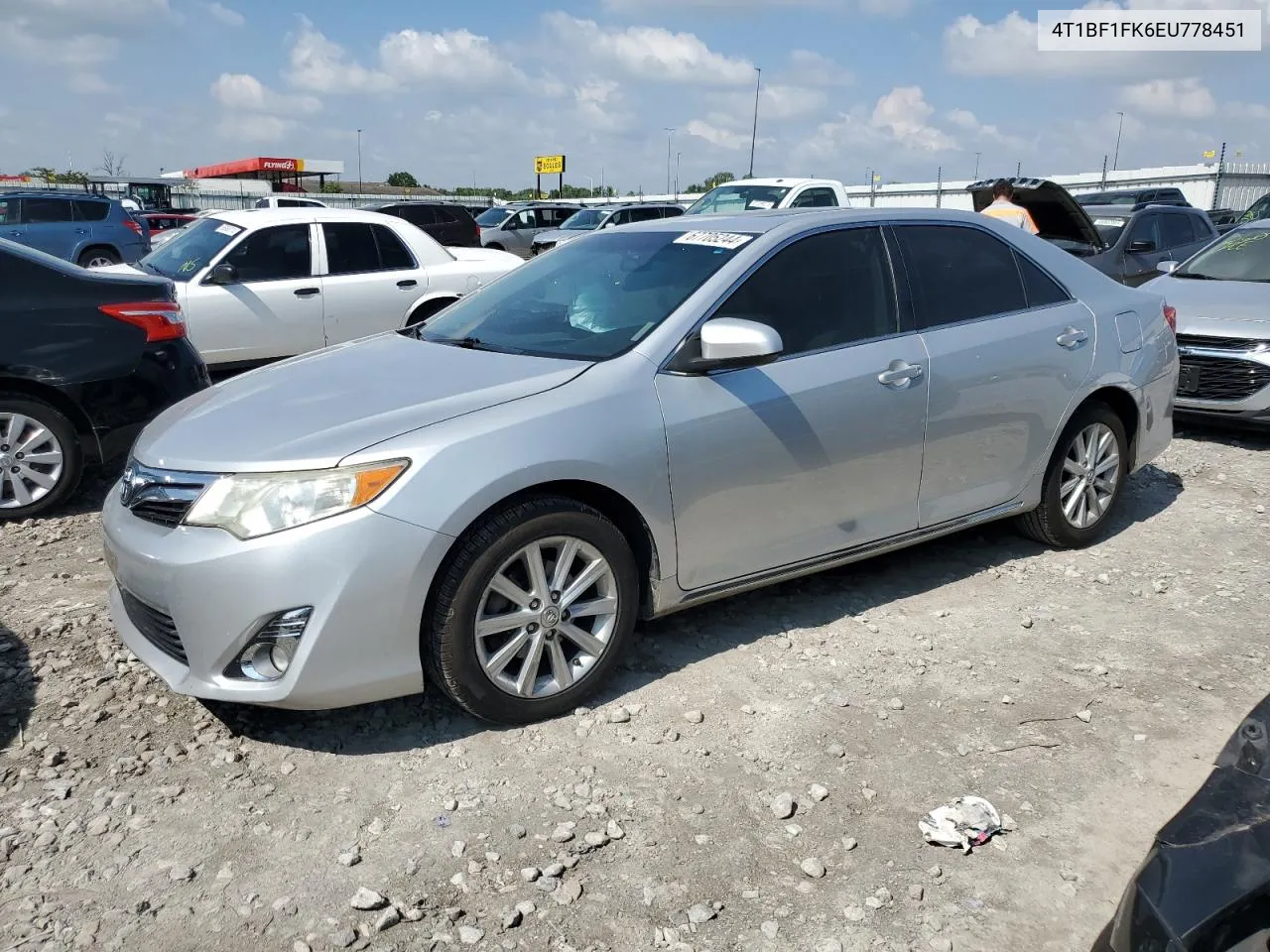 2014 Toyota Camry L VIN: 4T1BF1FK6EU778451 Lot: 67705244