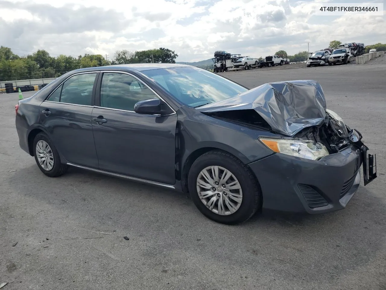 2014 Toyota Camry L VIN: 4T4BF1FK8ER346661 Lot: 68003524