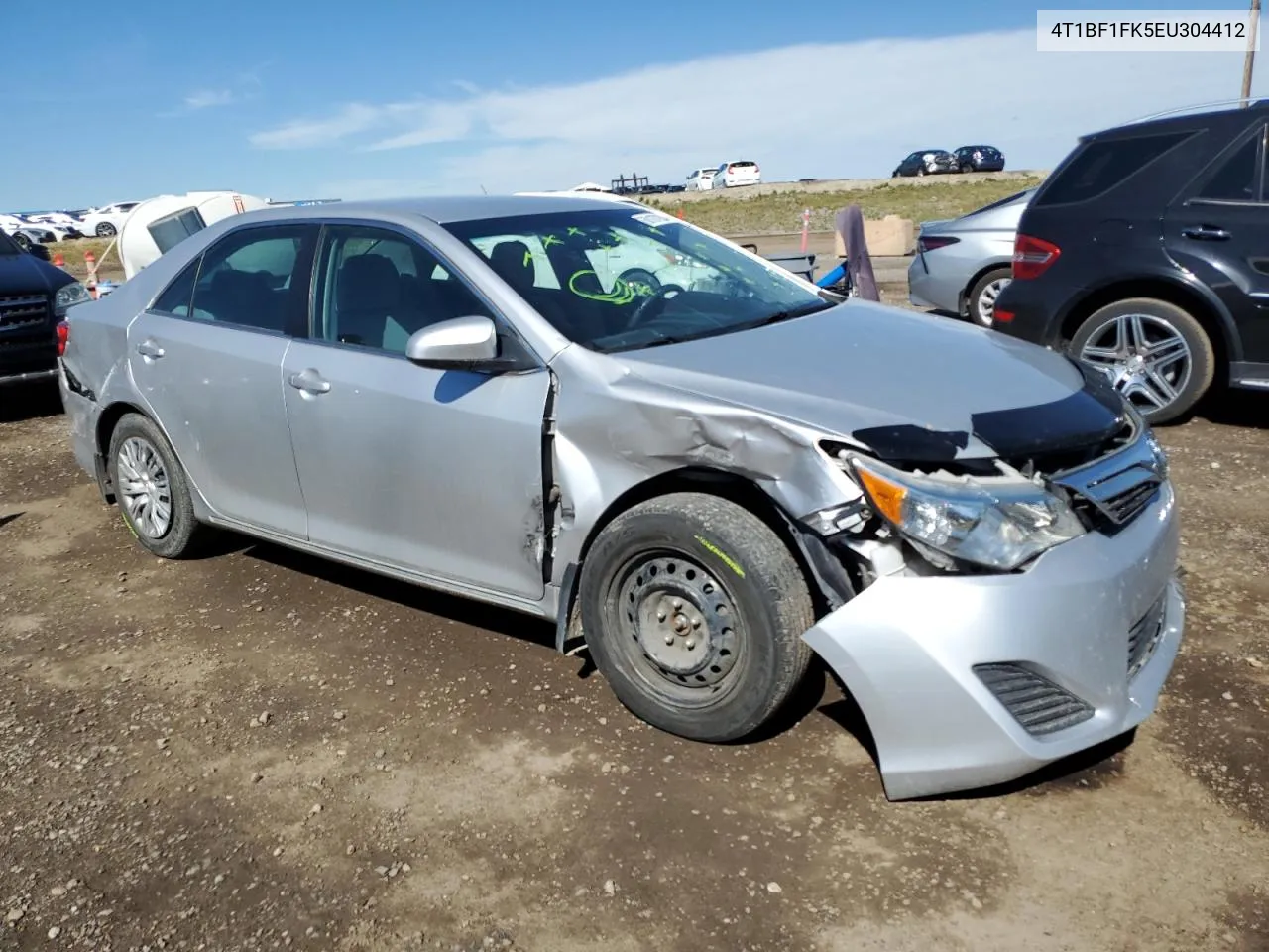 2014 Toyota Camry L VIN: 4T1BF1FK5EU304412 Lot: 68187924