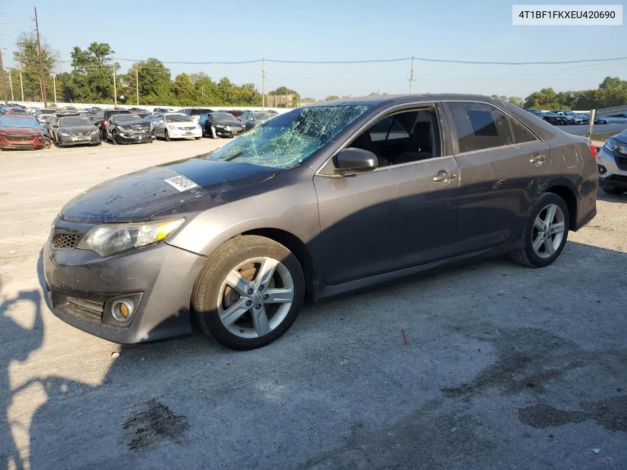 2014 Toyota Camry L VIN: 4T1BF1FKXEU420690 Lot: 68850454