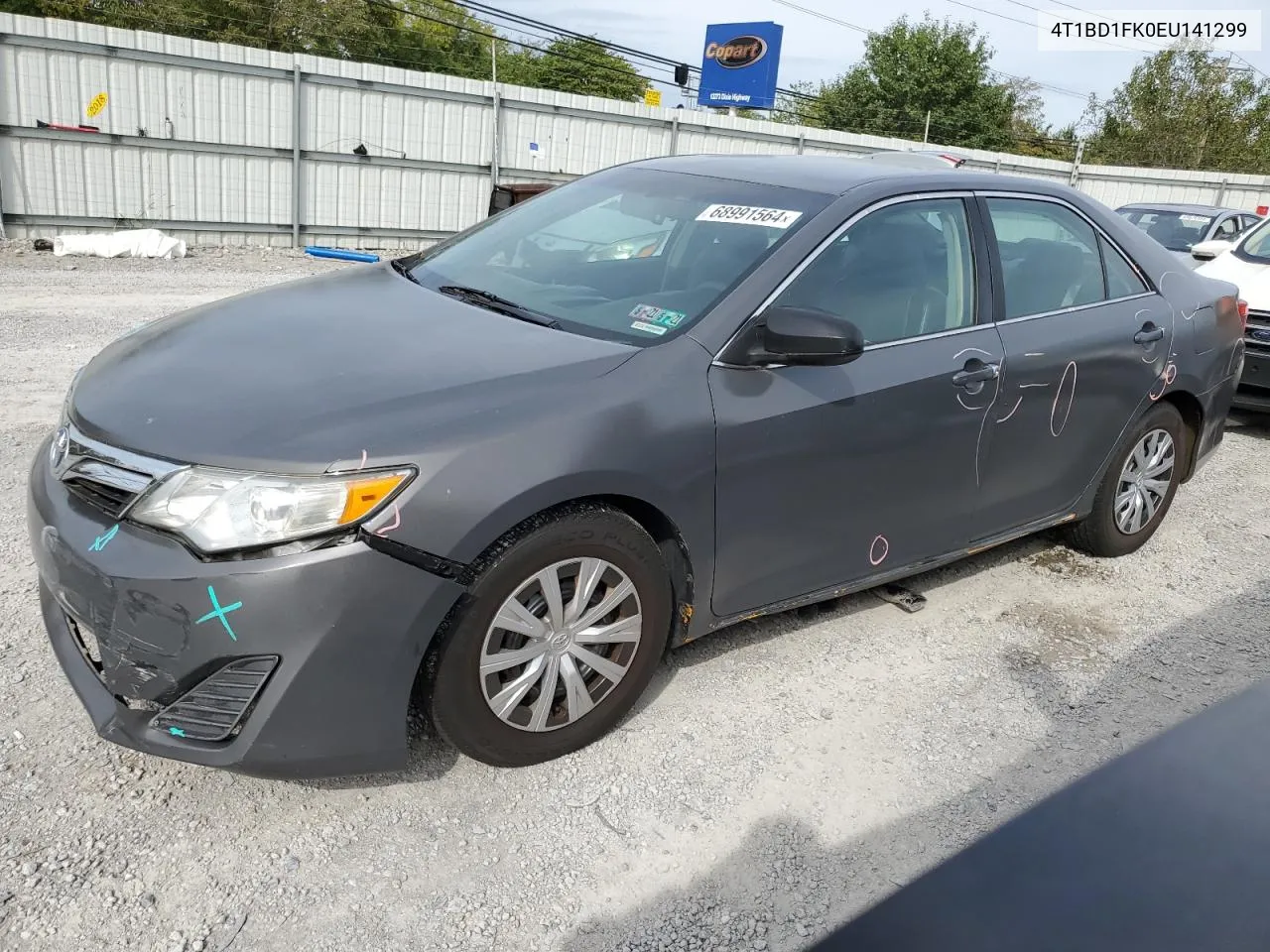 2014 Toyota Camry Hybrid VIN: 4T1BD1FK0EU141299 Lot: 68991564