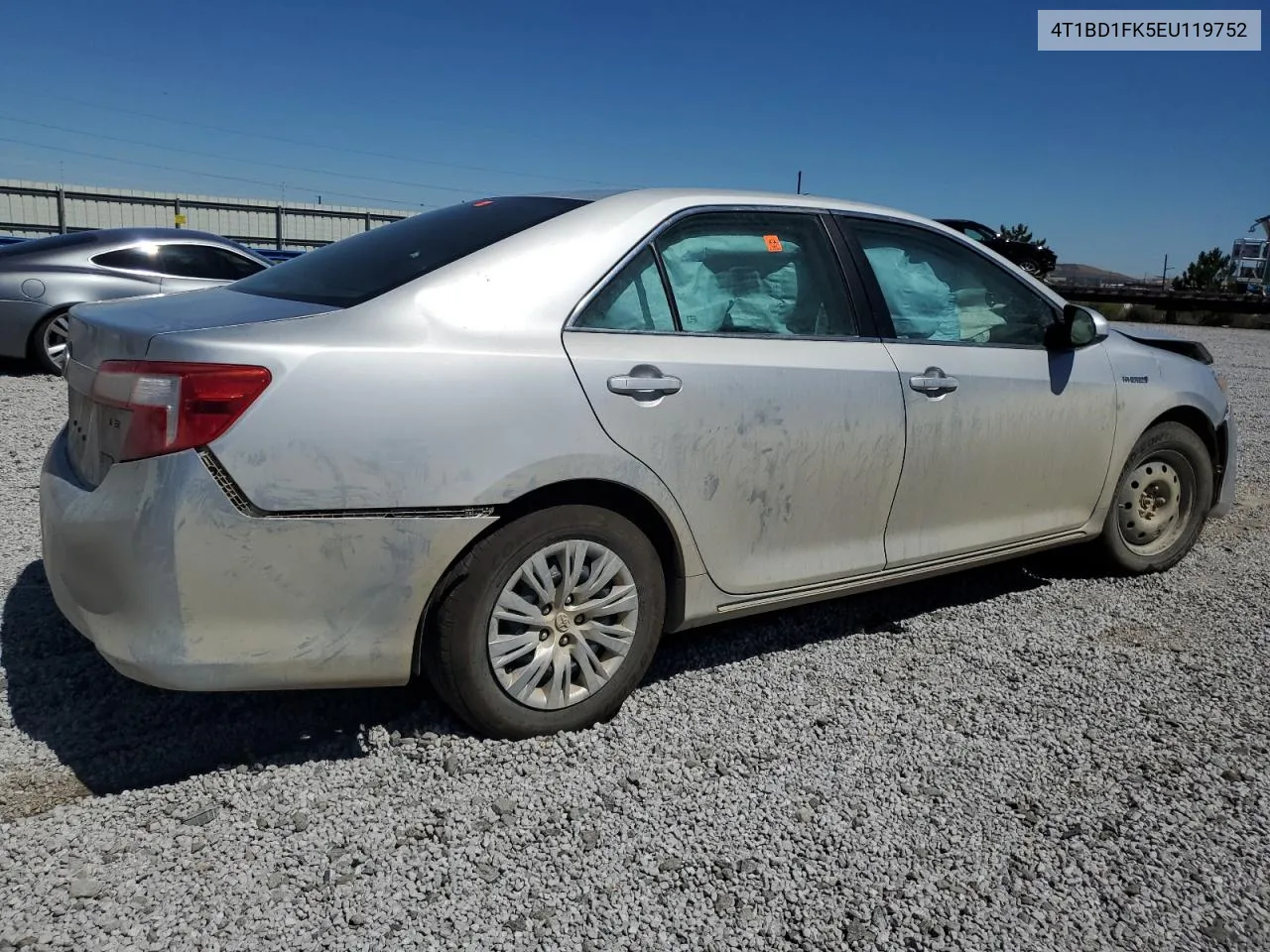 2014 Toyota Camry Hybrid VIN: 4T1BD1FK5EU119752 Lot: 69010334