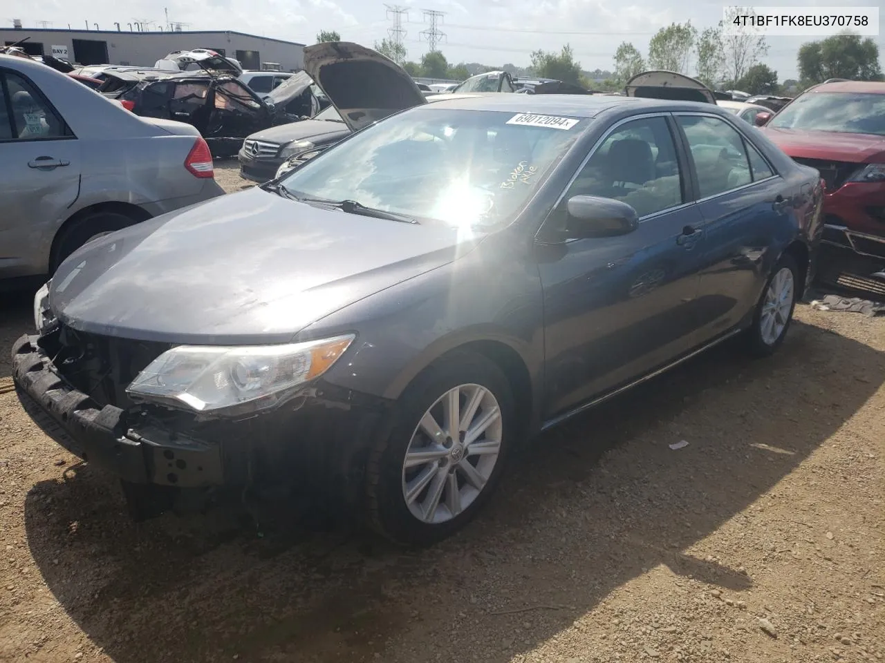 2014 Toyota Camry L VIN: 4T1BF1FK8EU370758 Lot: 69012094