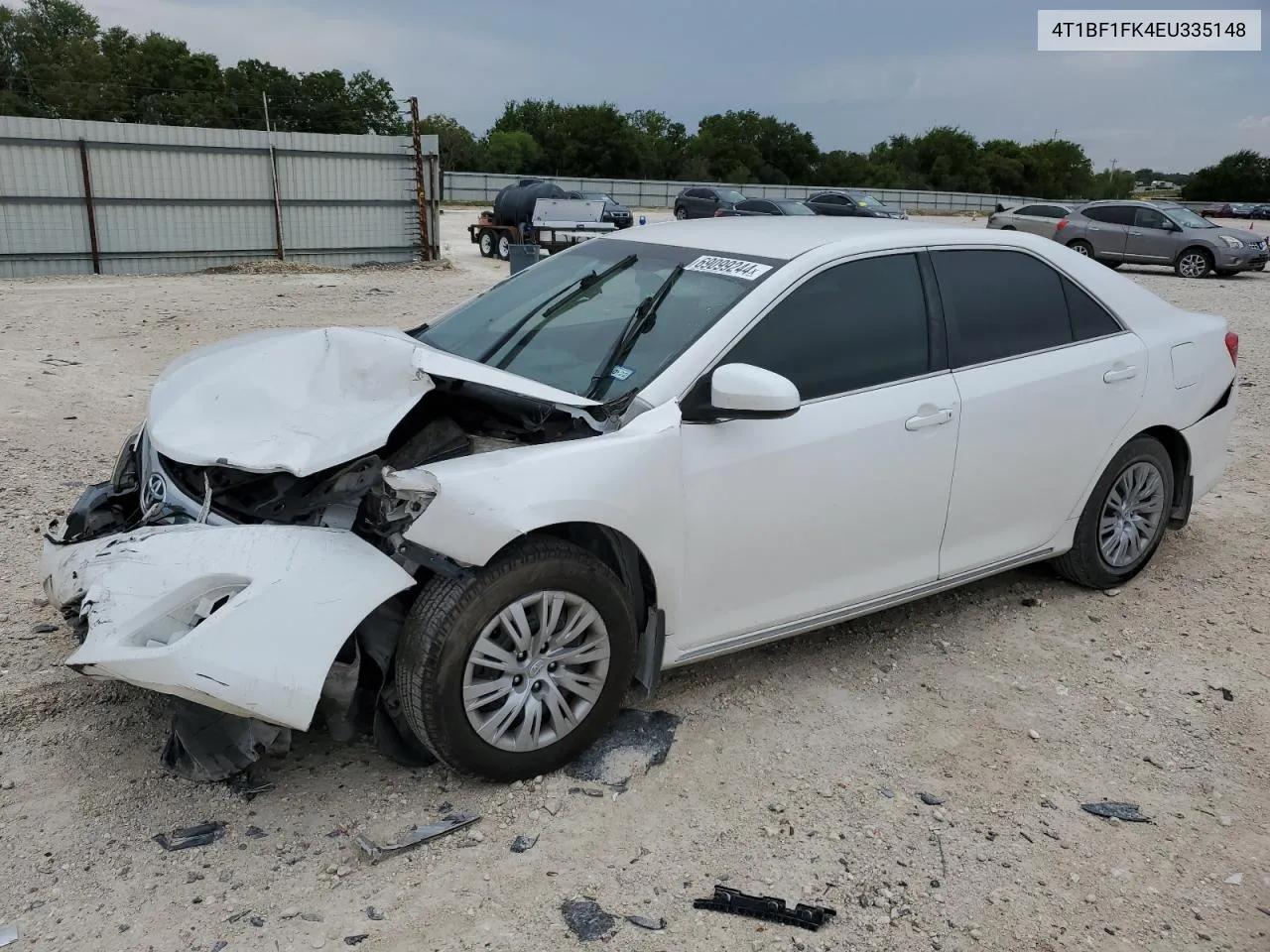 2014 Toyota Camry L VIN: 4T1BF1FK4EU335148 Lot: 69099244