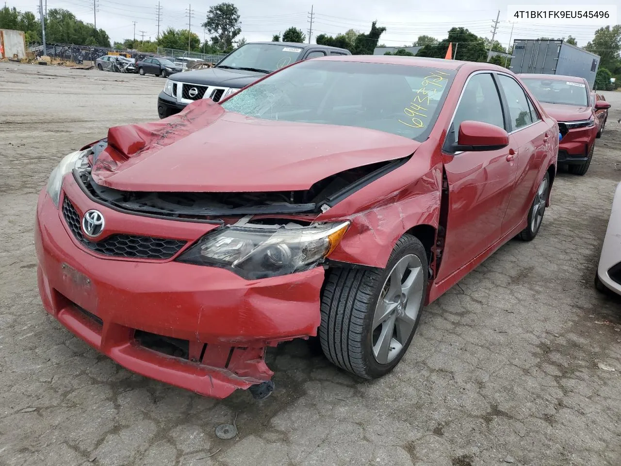 2014 Toyota Camry Se VIN: 4T1BK1FK9EU545496 Lot: 69433924