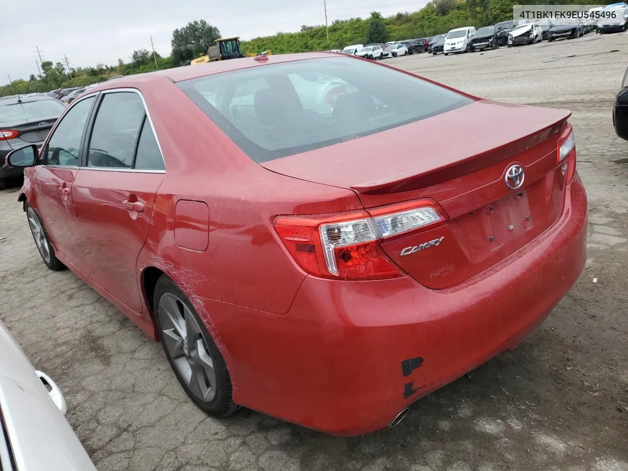 2014 Toyota Camry Se VIN: 4T1BK1FK9EU545496 Lot: 69433924