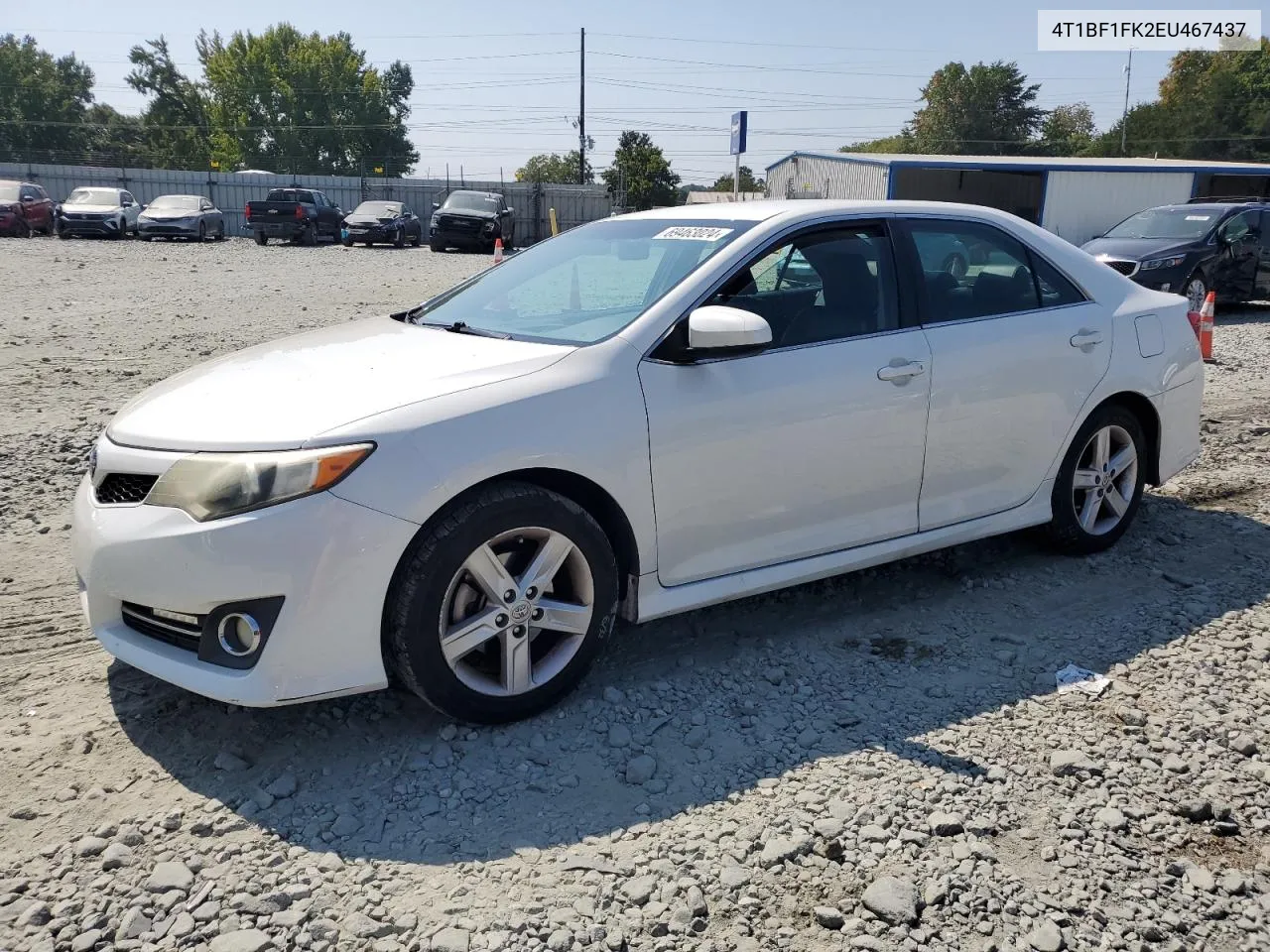 2014 Toyota Camry L VIN: 4T1BF1FK2EU467437 Lot: 69463024