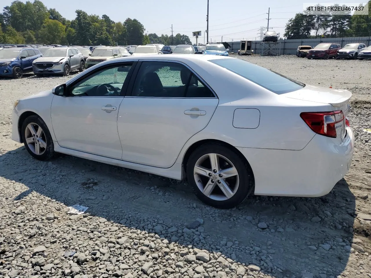 2014 Toyota Camry L VIN: 4T1BF1FK2EU467437 Lot: 69463024