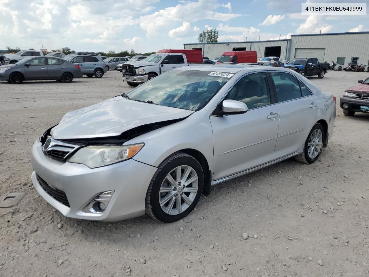 2014 Toyota Camry Se VIN: 4T1BK1FK0EU549999 Lot: 69489024