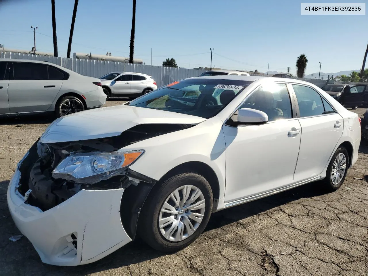 2014 Toyota Camry L VIN: 4T4BF1FK3ER392835 Lot: 69625644