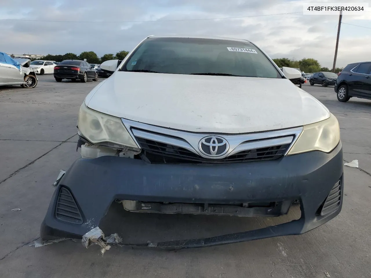 2014 Toyota Camry L VIN: 4T4BF1FK3ER420634 Lot: 69731444