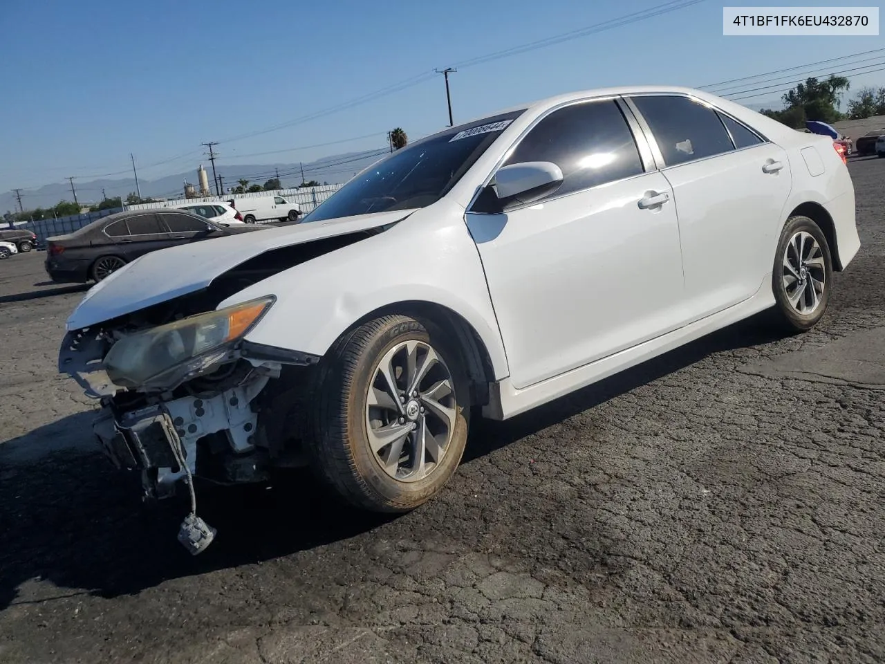 2014 Toyota Camry L VIN: 4T1BF1FK6EU432870 Lot: 70008644