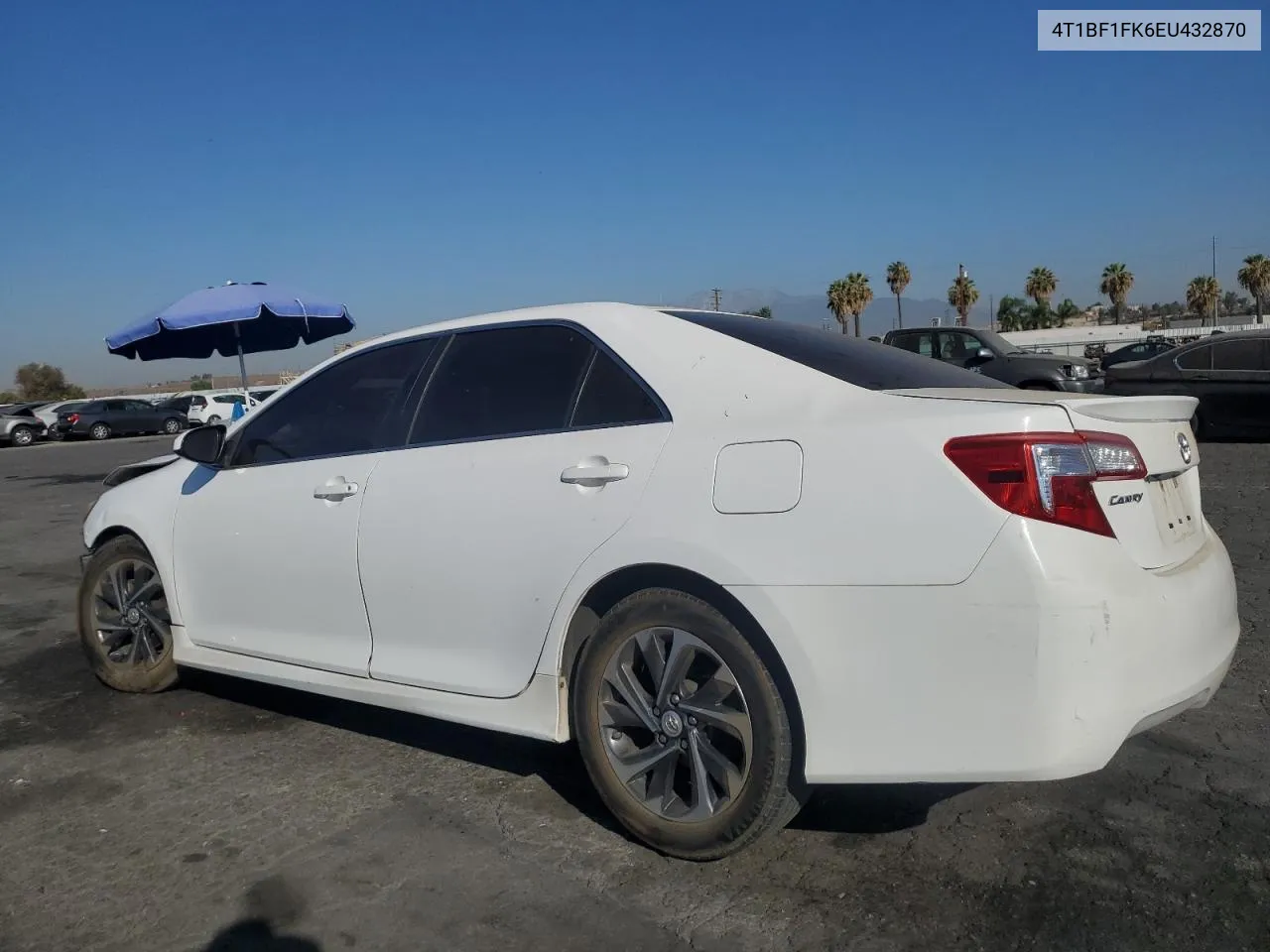 2014 Toyota Camry L VIN: 4T1BF1FK6EU432870 Lot: 70008644