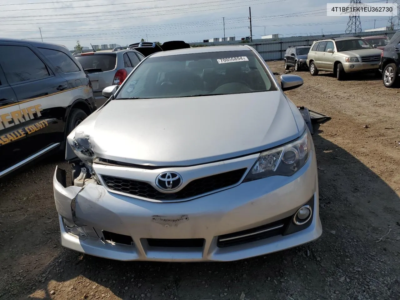 2014 Toyota Camry L VIN: 4T1BF1FK1EU362730 Lot: 70056894