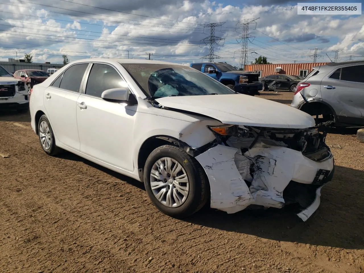 2014 Toyota Camry L VIN: 4T4BF1FK2ER355405 Lot: 70206274