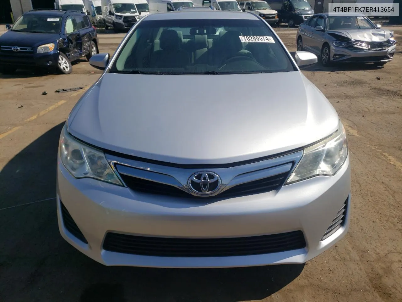 2014 Toyota Camry L VIN: 4T4BF1FK7ER413654 Lot: 70280574