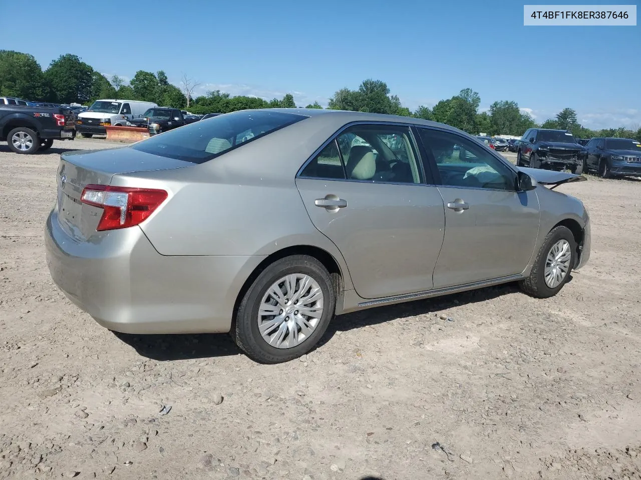 2014 Toyota Camry L VIN: 4T4BF1FK8ER387646 Lot: 70299164