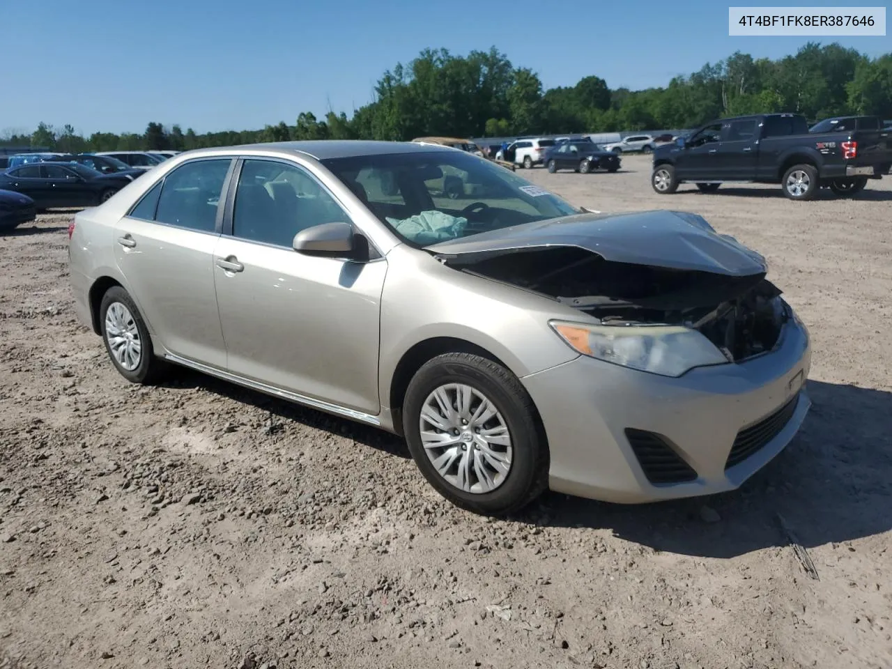 2014 Toyota Camry L VIN: 4T4BF1FK8ER387646 Lot: 70299164