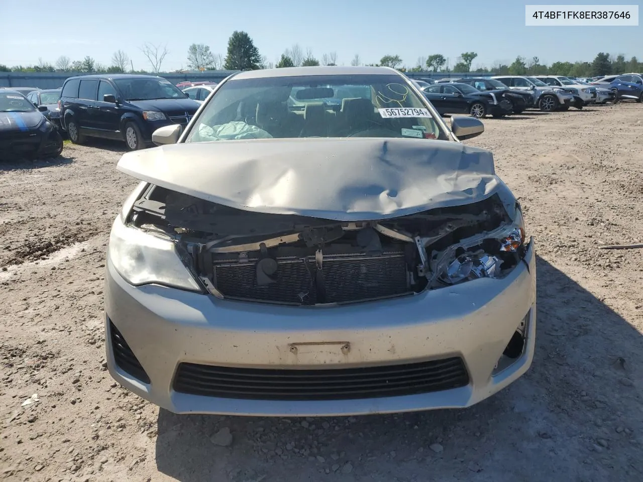 2014 Toyota Camry L VIN: 4T4BF1FK8ER387646 Lot: 70299164