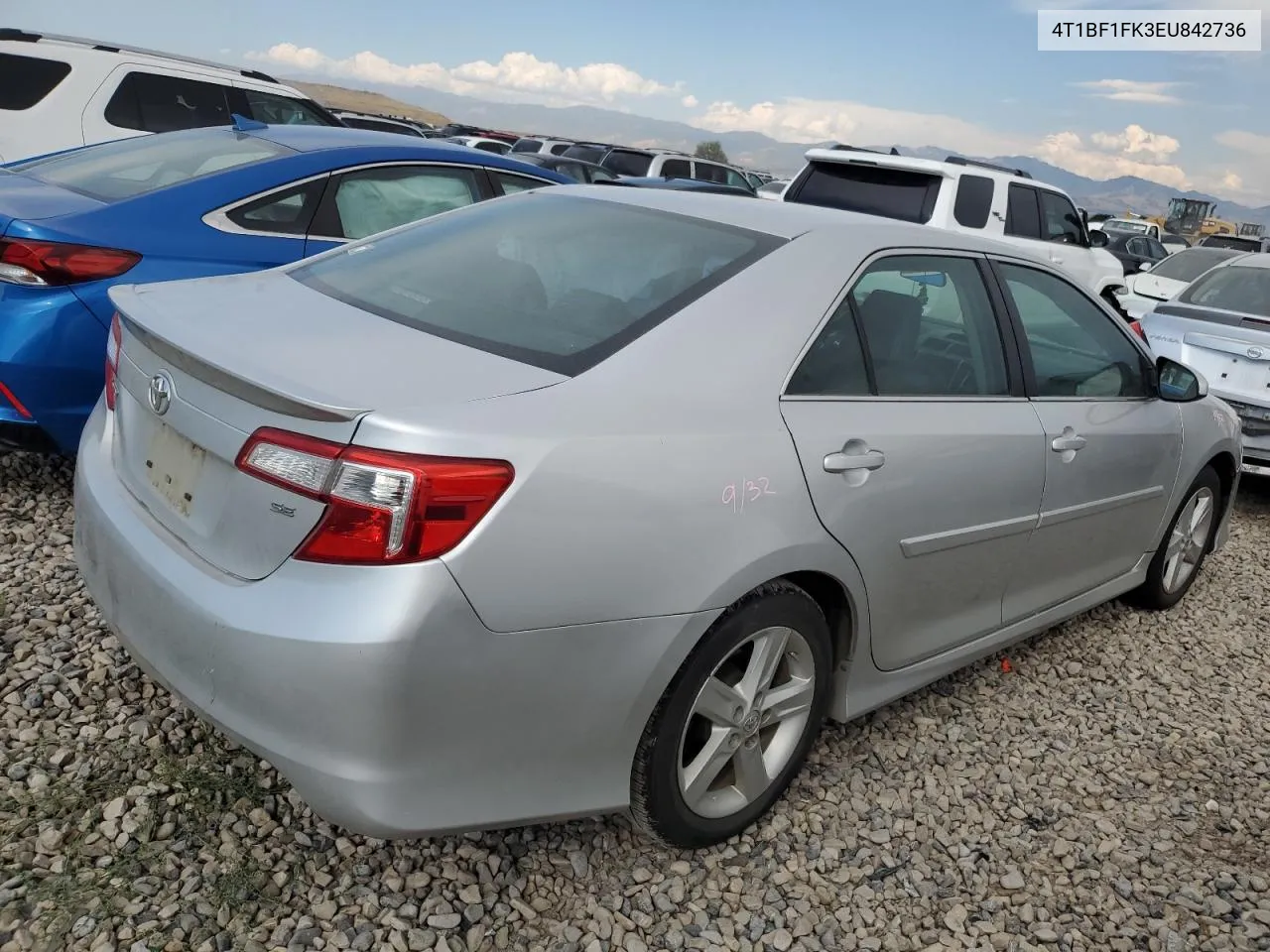 2014 Toyota Camry L VIN: 4T1BF1FK3EU842736 Lot: 70383174