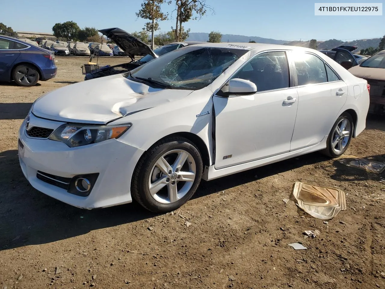 2014 Toyota Camry Hybrid VIN: 4T1BD1FK7EU122975 Lot: 70724904