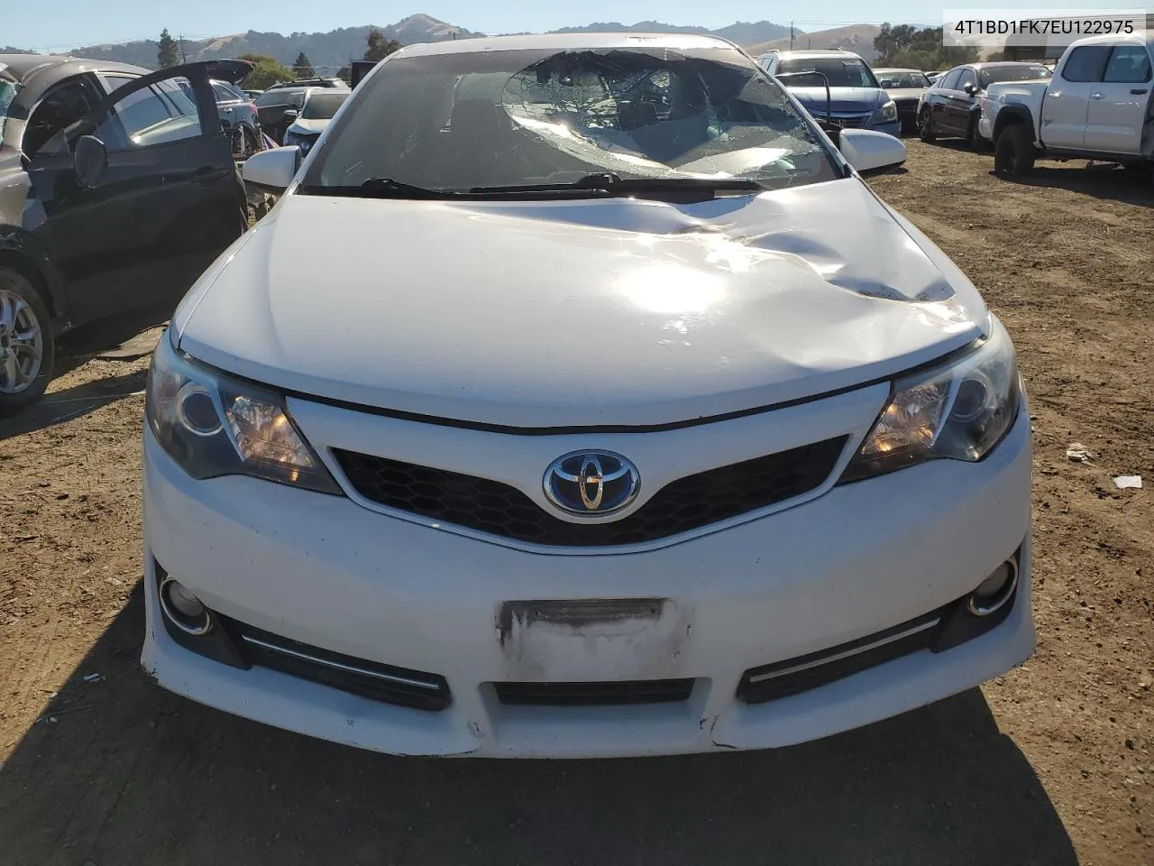 2014 Toyota Camry Hybrid VIN: 4T1BD1FK7EU122975 Lot: 70724904