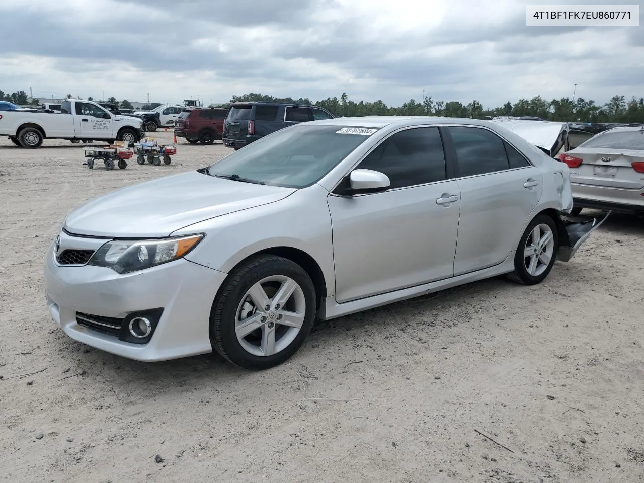 2014 Toyota Camry L VIN: 4T1BF1FK7EU860771 Lot: 70762684