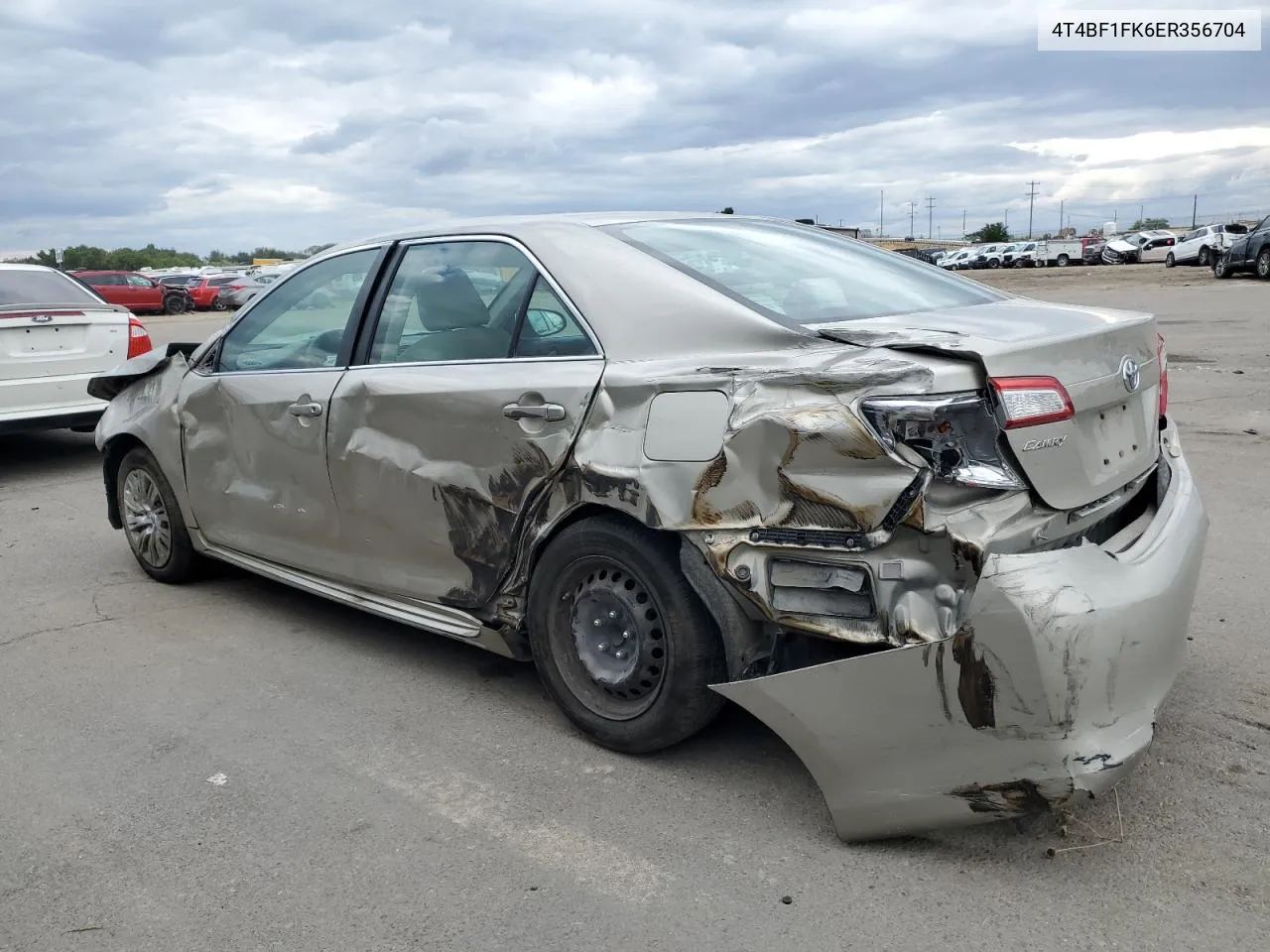 2014 Toyota Camry L VIN: 4T4BF1FK6ER356704 Lot: 70823474