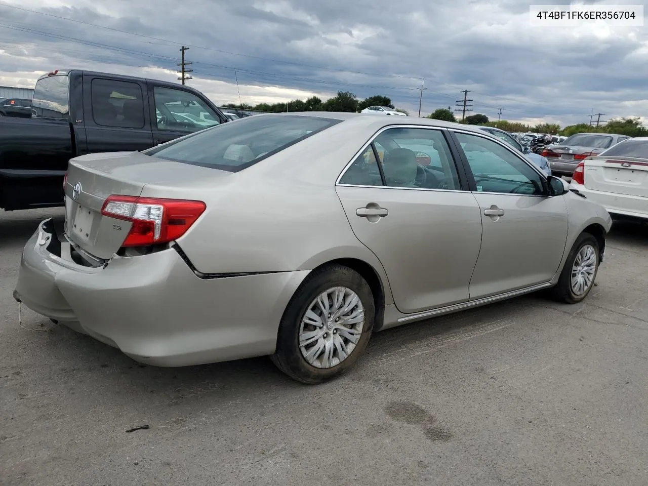 2014 Toyota Camry L VIN: 4T4BF1FK6ER356704 Lot: 70823474